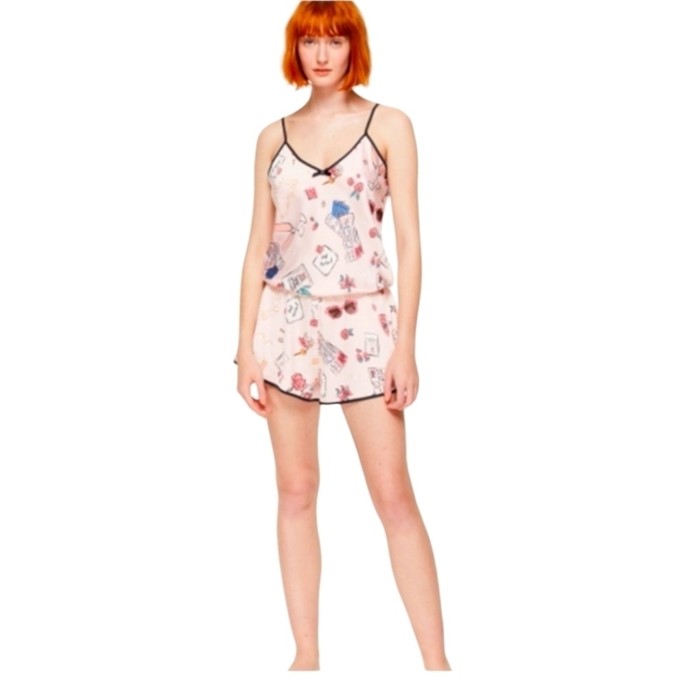 Kate Spade Pink Just Married Pink Romper
